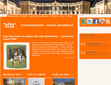 Tablet Screenshot of kasteelgroeneveld.nl